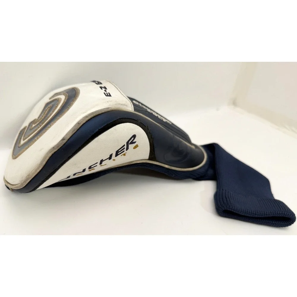 Cleveland Launcher Ultralite Driver Golf Club Headcover Navy White EZ Grab